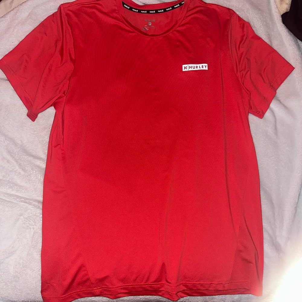 Hurley Men's Vibrant Red Short Sleeve Tee